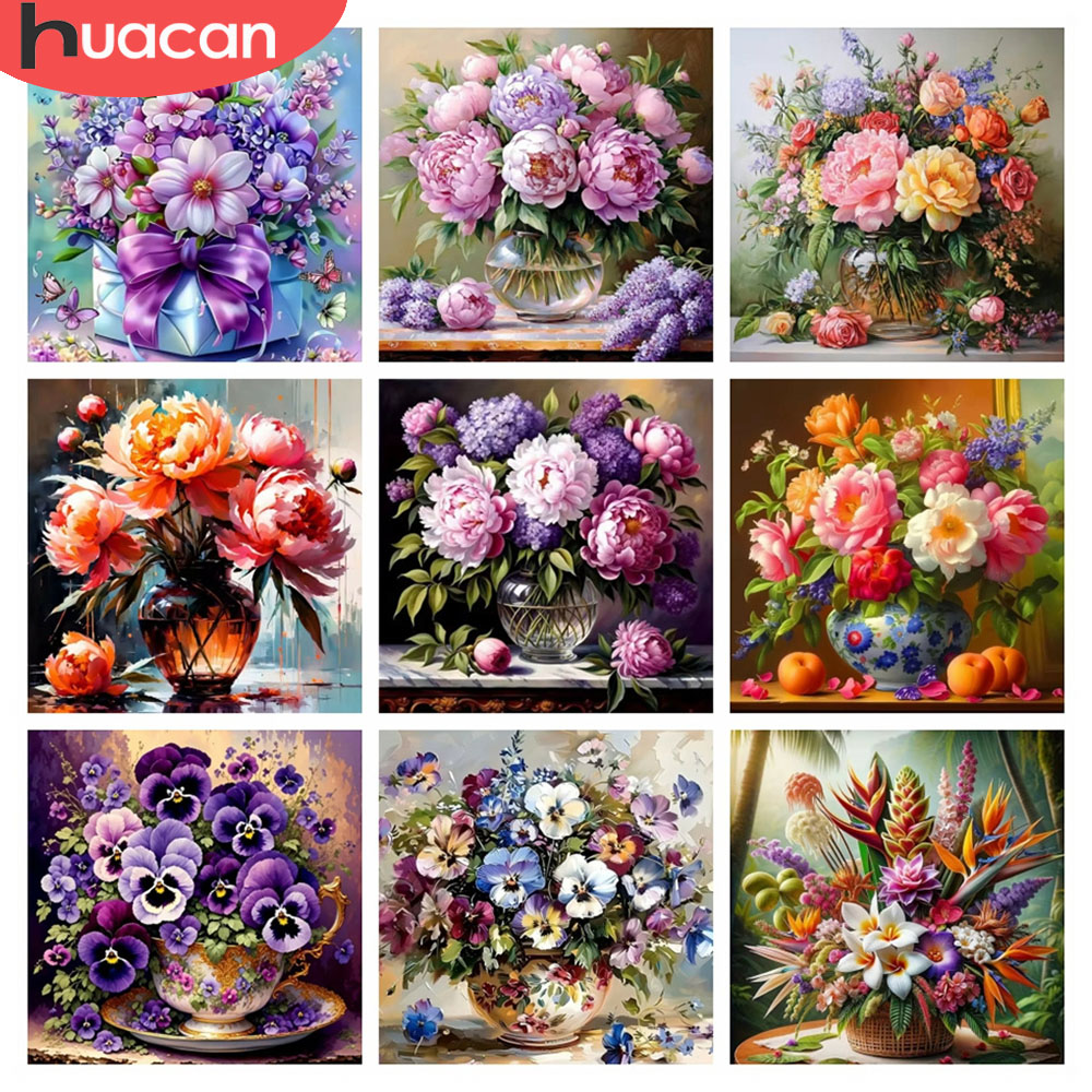 Resin Art Of Rose - HUACAN 5D Алмазная мозаика Роза Картина