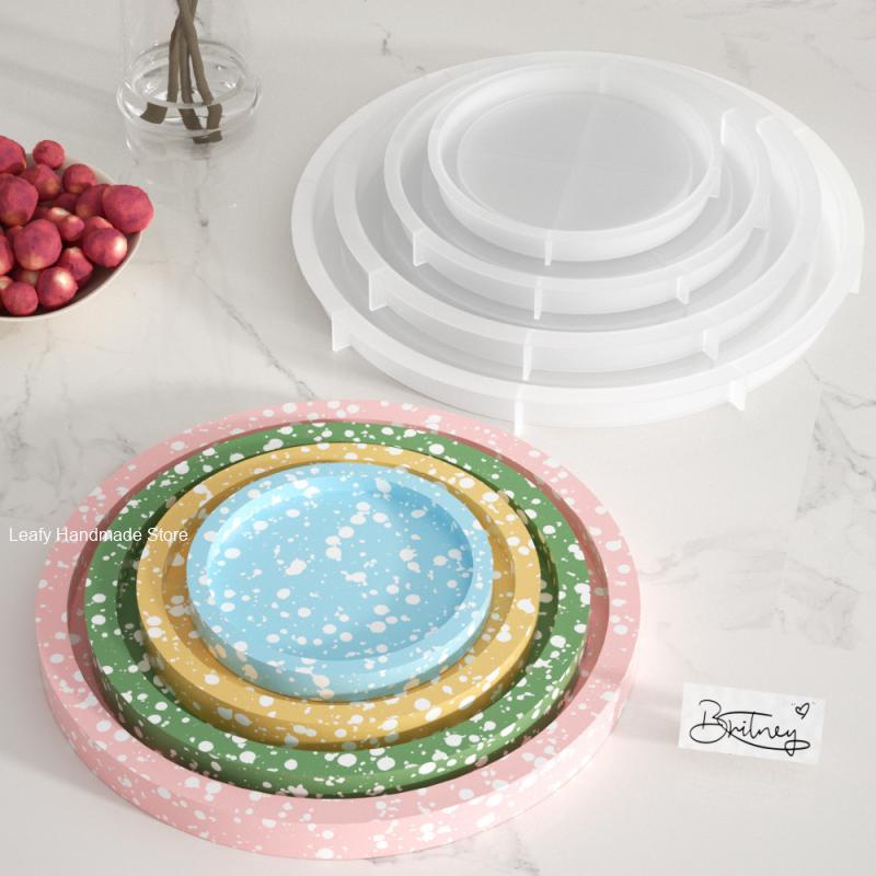 Tray Mold Rectangle - 4 вида круглых силиконовых форм-лотков для