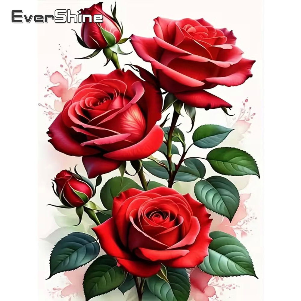 Resin Art Of Rose - Алмазная мозаика Evershine: картина крестиком с