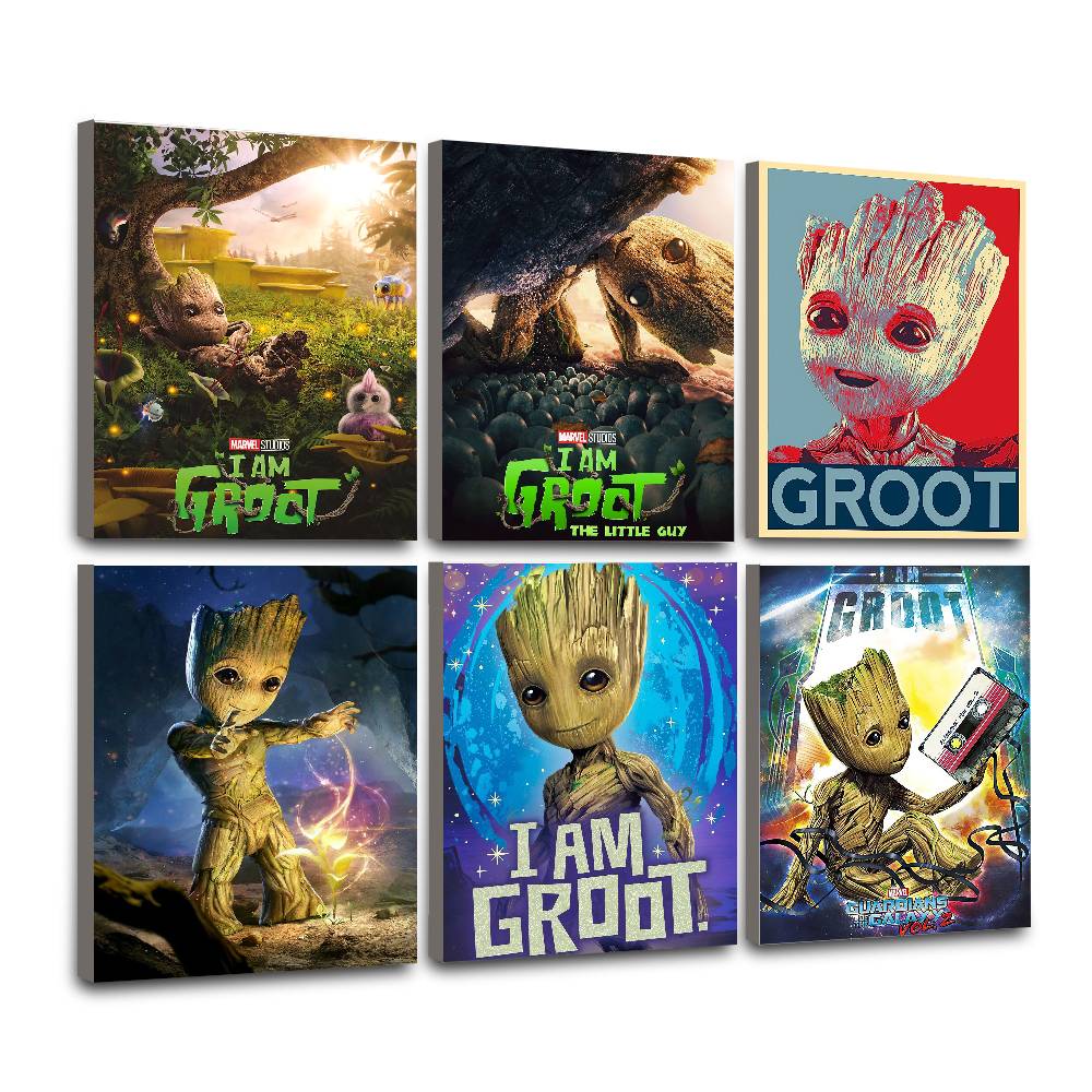 Resin Art Wall Decor - Постер с принтом Mar Cute G-Groot
