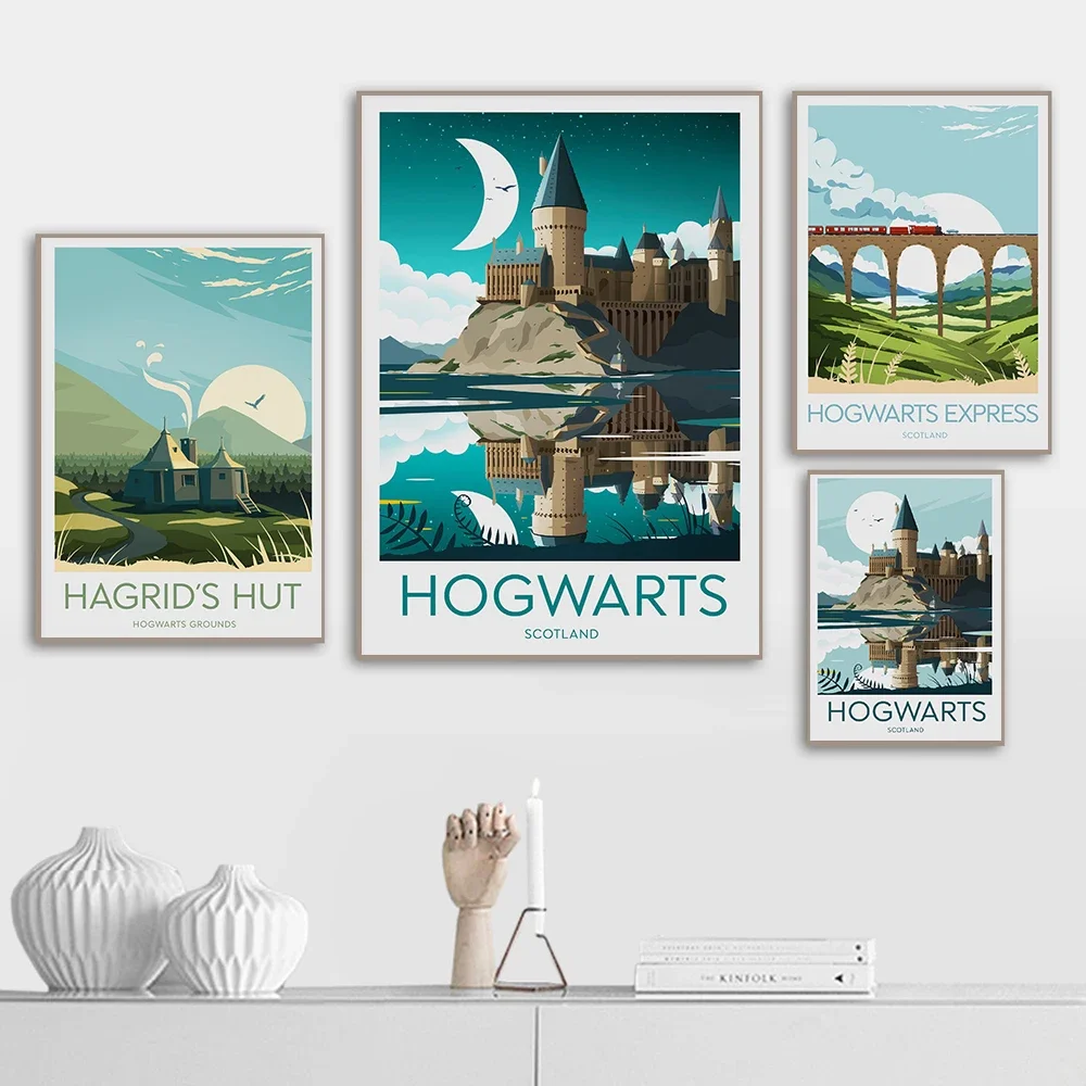 Resin Art Wall Decor - Настенный декор в стиле кино: Замок
