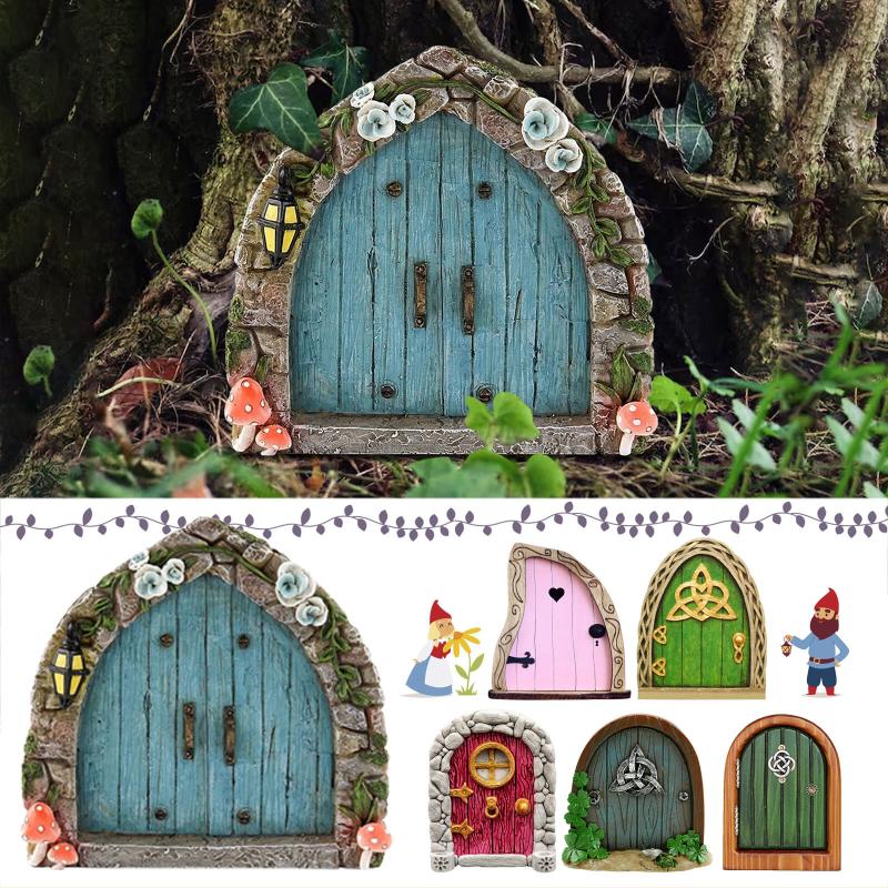Resin Art And Wood - Двери для эльфийских фей, миниатюрные садовые
