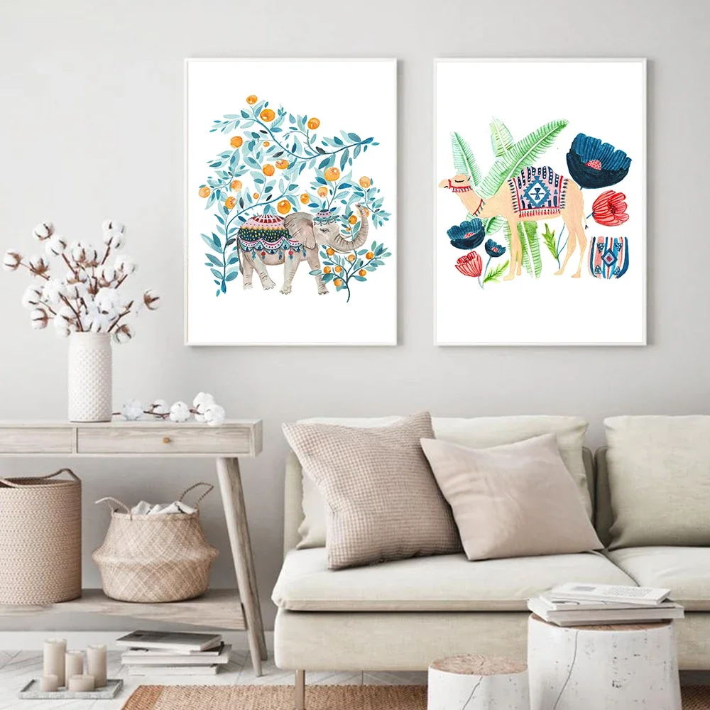 Resin Art Wall Decor - Растение, лист, кот, верблюд, слон, животные,