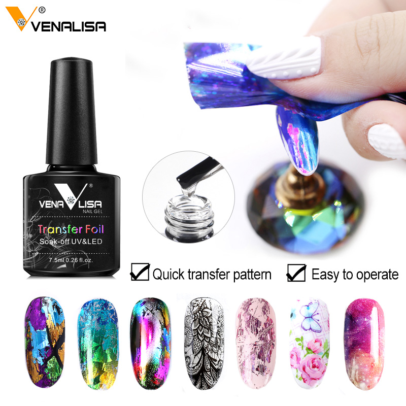 Resin Art Varnish - Venalisa 7,5 мл переносная фольга гель-лак
