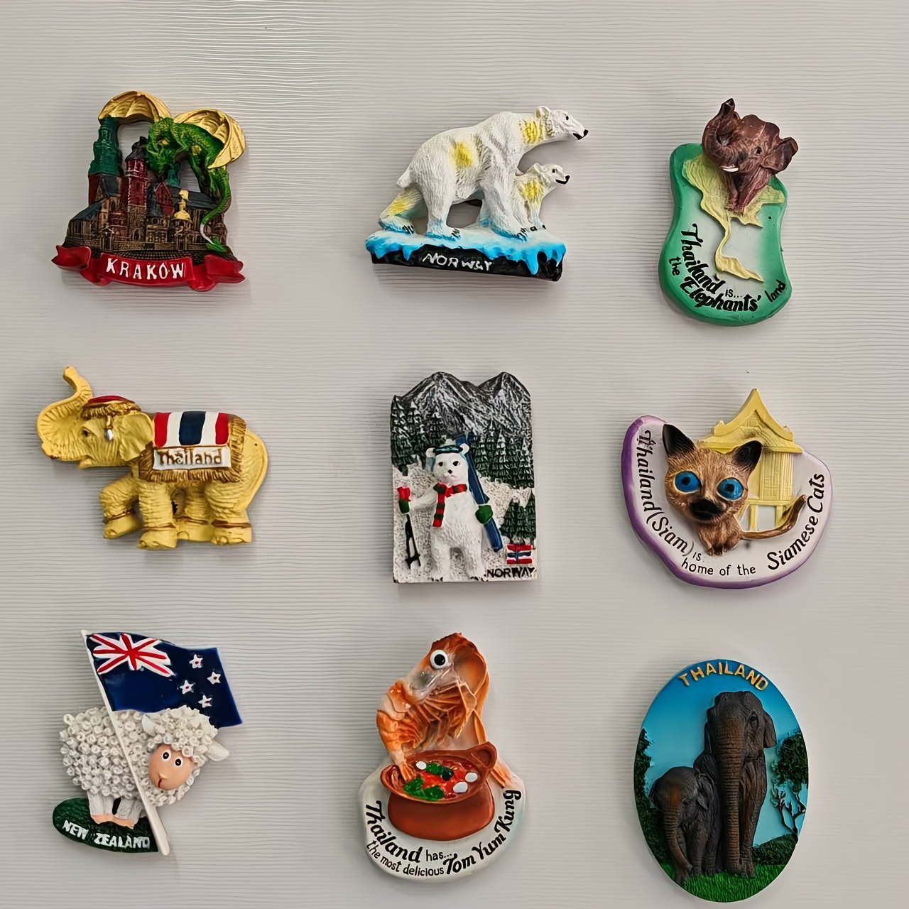 Resin Art New Zealand - 1 шт. 3d магниты на холодильник