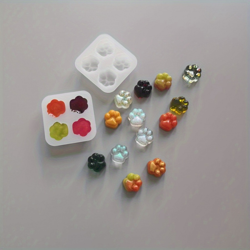 Resin Art Clay - Набор силиконовых форм с узором кошачьей
