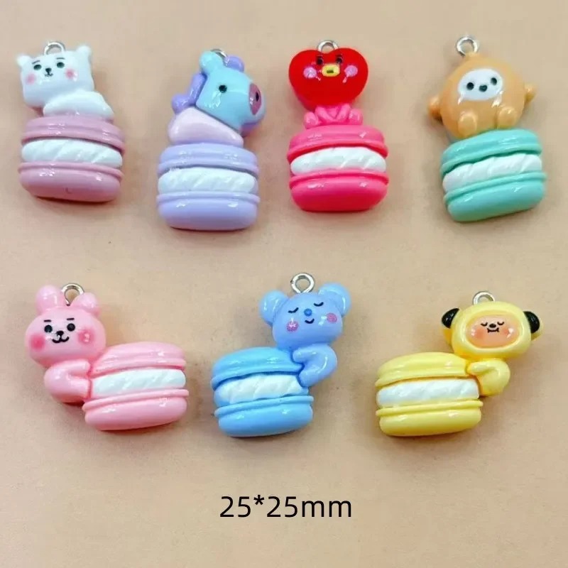 Resin Art Bracelet - 10 шт. разнообразных мультяшных подвесок из