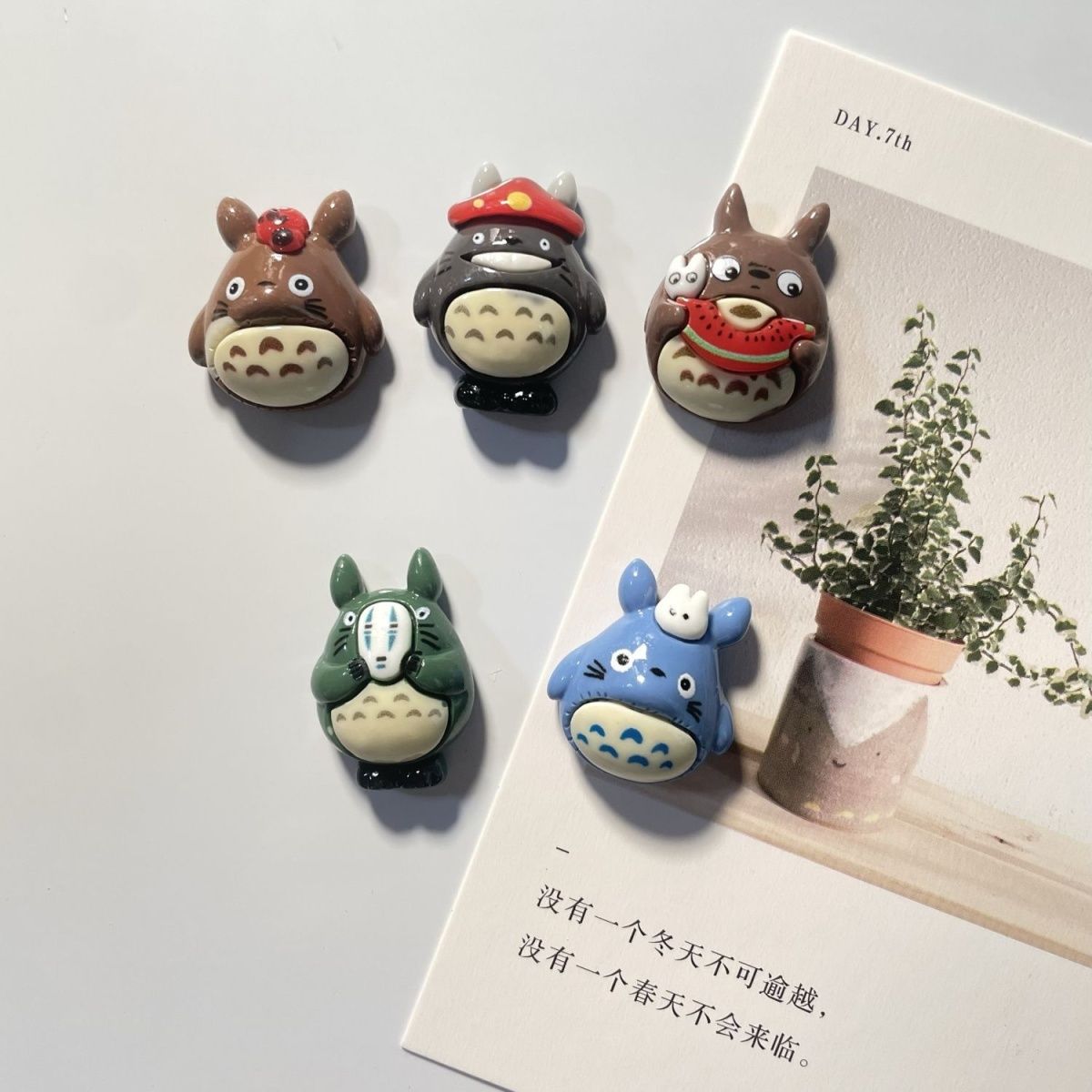 Resin Art Anime - Магнит на холодильник из смолы с