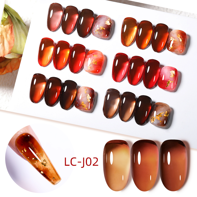 LILYCUTE 7 мл желе янтарный ге – обзор и цена Resin Art Varnish