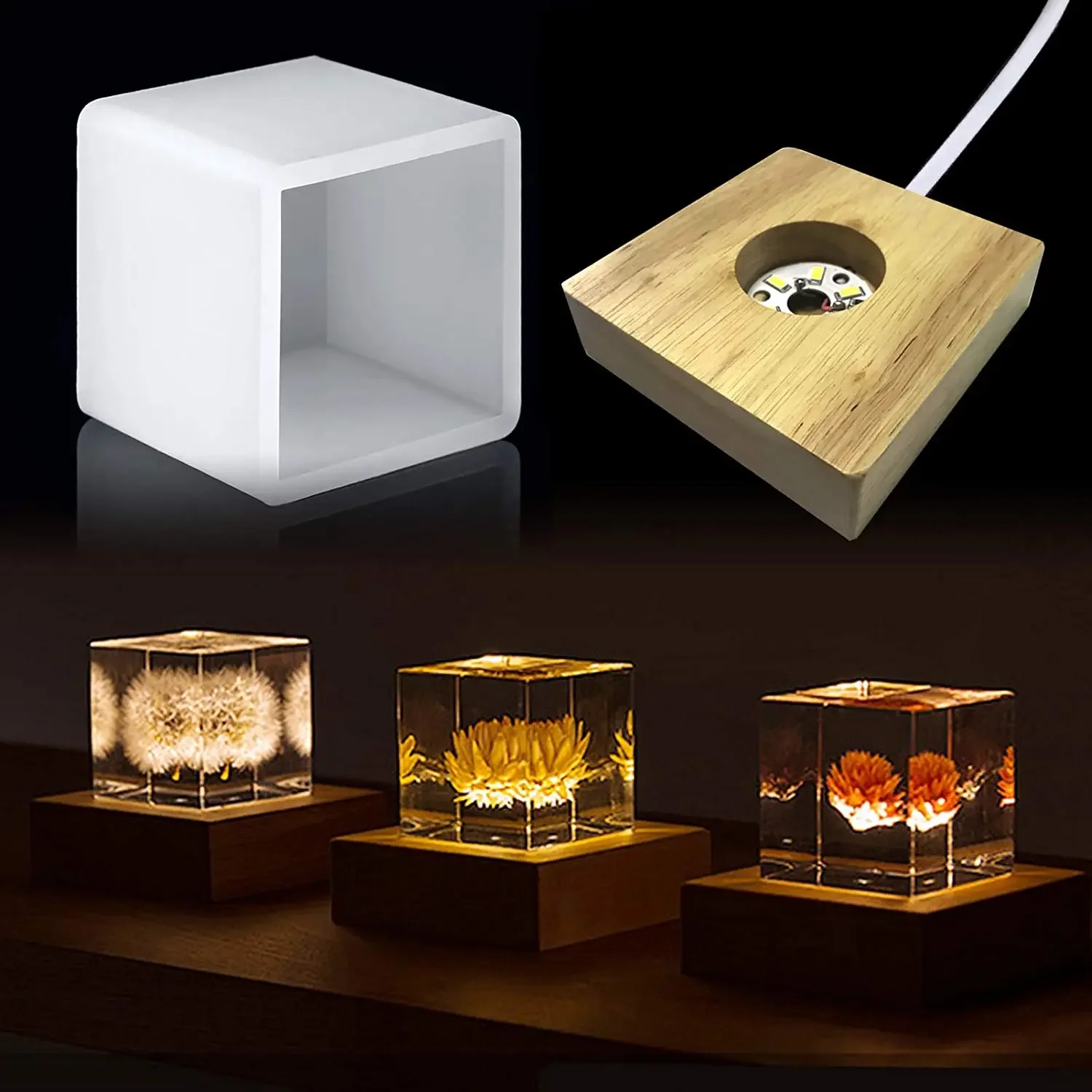 Квадратная легкая форма из смо – обзор и цена Resin Art And Wood