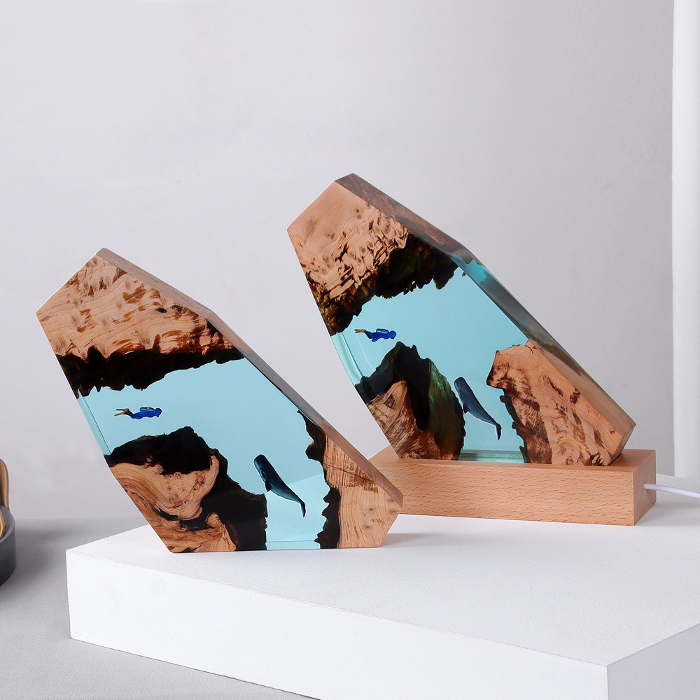 Новая подводная фигурка дайвер – обзор и цена Resin Art And Wood