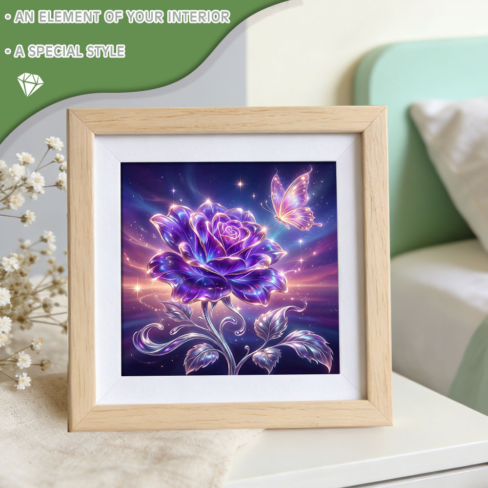 Алмазная мозаика Huacan: Полно – обзор и цена Resin Art Of Rose