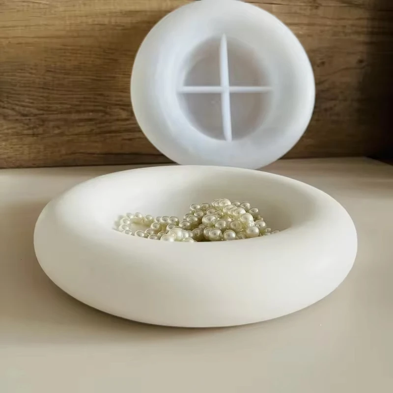 Большой круглый поднос, цемент – обзор и цена Tray Mold Rectangle