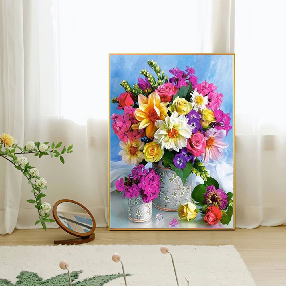 Алмазная мозаика 5D с цветами: – обзор и цена Resin Art Wall Decor