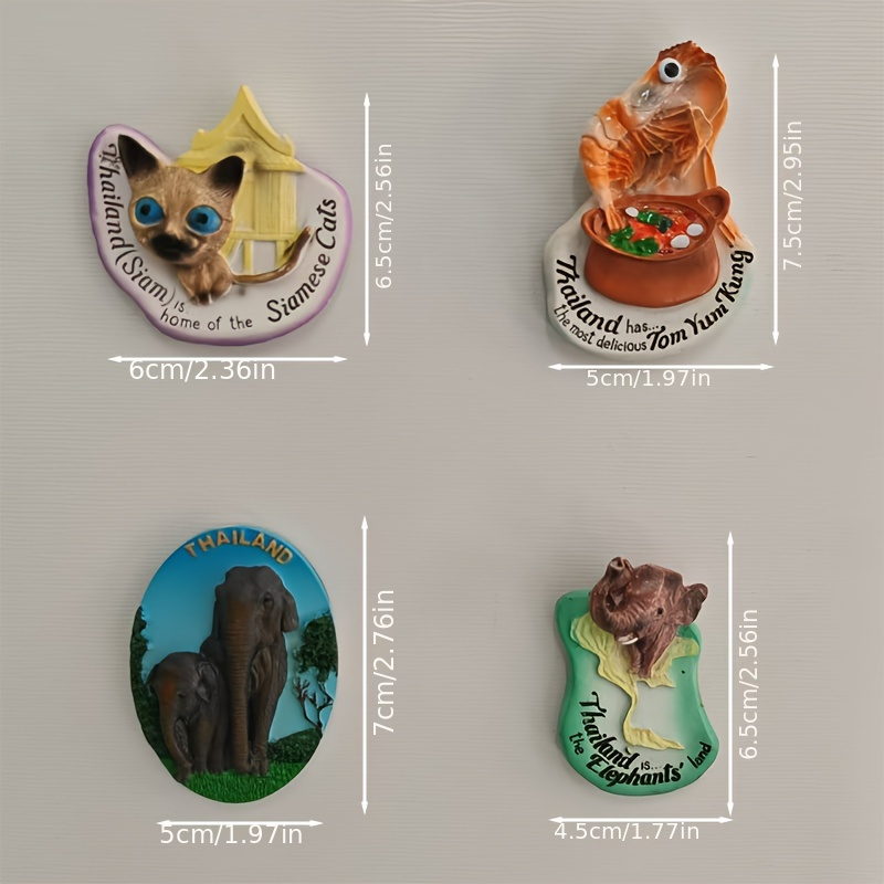1 шт. 3d магниты на холодильни – обзор и цена Resin Art New Zealand