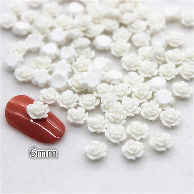 100 шт. 6 мм кабошон из смолы  – обзор и цена Resin Art Of Rose